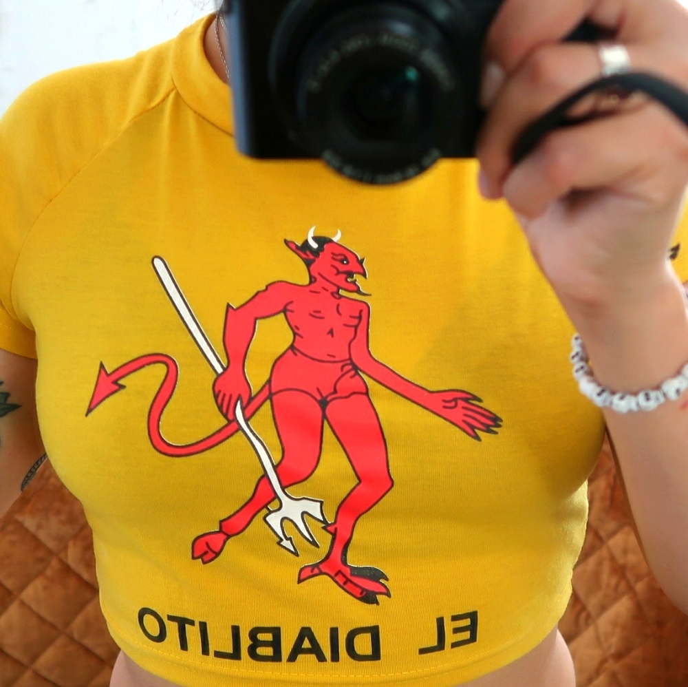 El diablito Crop top